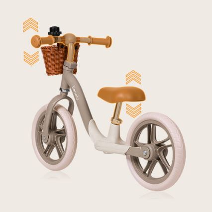 Lionelo - Bicicleta de equilibrio ALEX PLUS beige