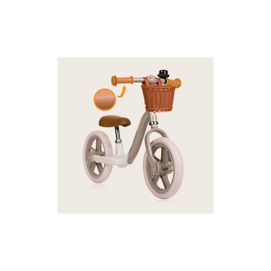 Lionelo - Bicicleta de equilibrio ALEX PLUS beige