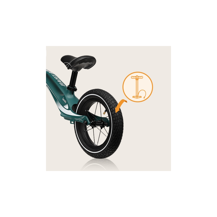 Lionelo - Bicicleta de equilibrio BART AIR verde