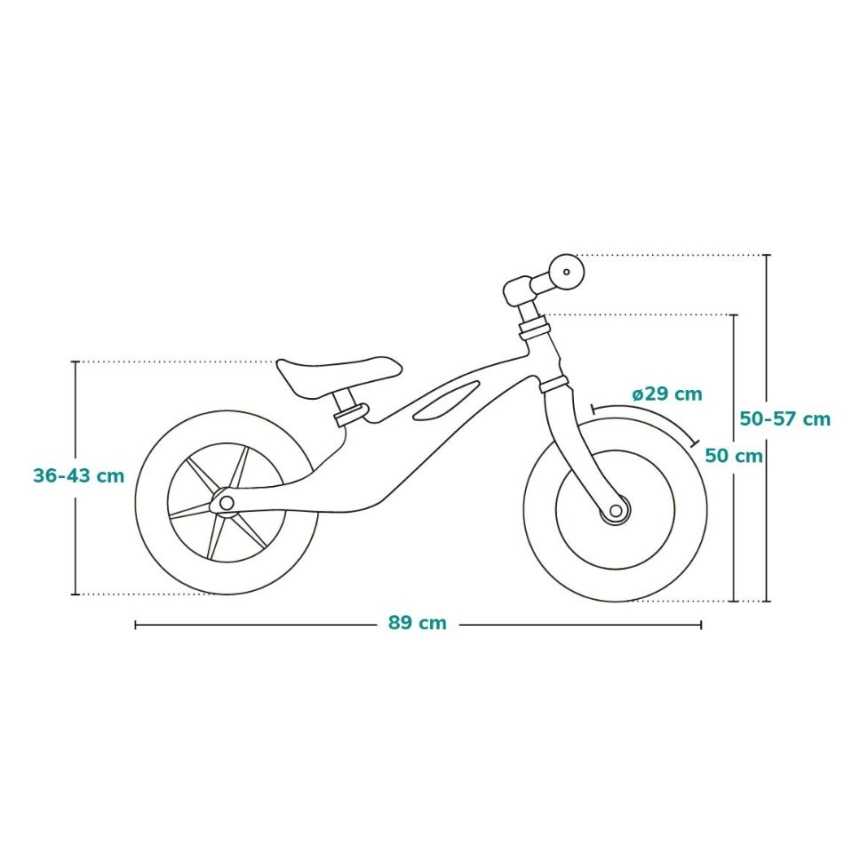 Lionelo - Bicicleta de equilibrio BART TOUR gris/amarillo