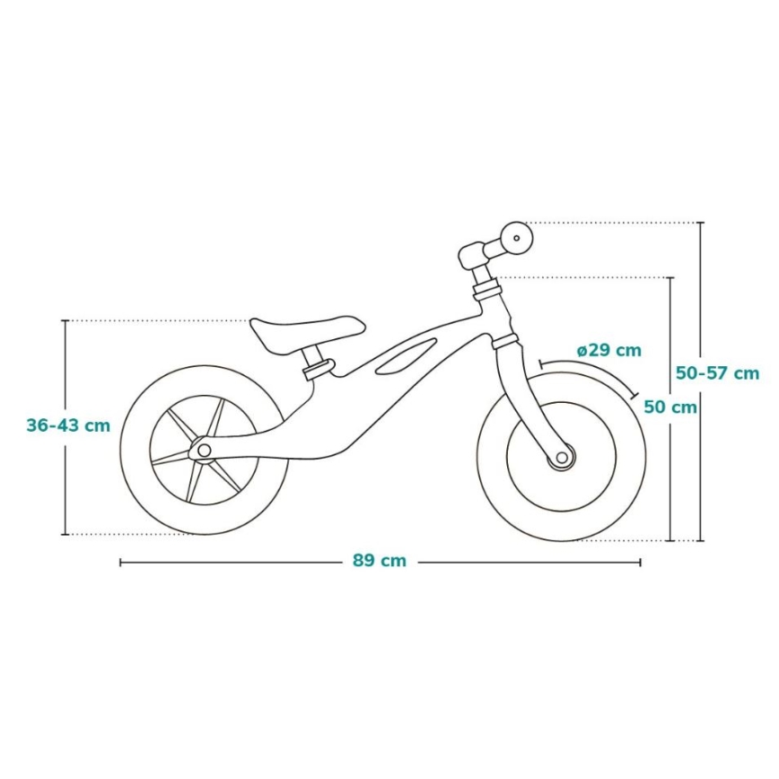 Lionelo - Bicicleta de equilibrio BART TOUR rosa/verde