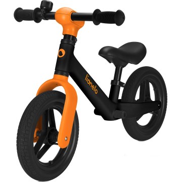 Lionelo - Bicicleta de equilibrio TONI Negro y Naranja
