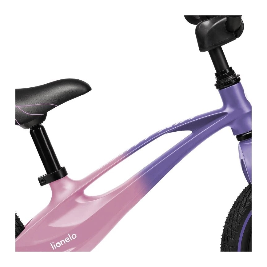 Lionelo - Bicicleta sin pedales BART AIR morado/rosa