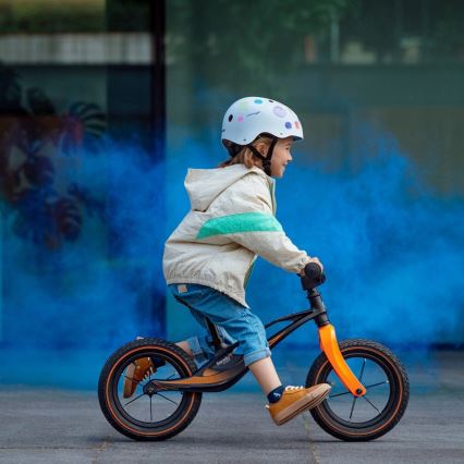 Lionelo - Bicicleta sin pedales BART AIR negro/naranja