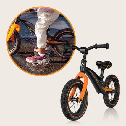 Lionelo - Bicicleta sin pedales BART AIR negro/naranja
