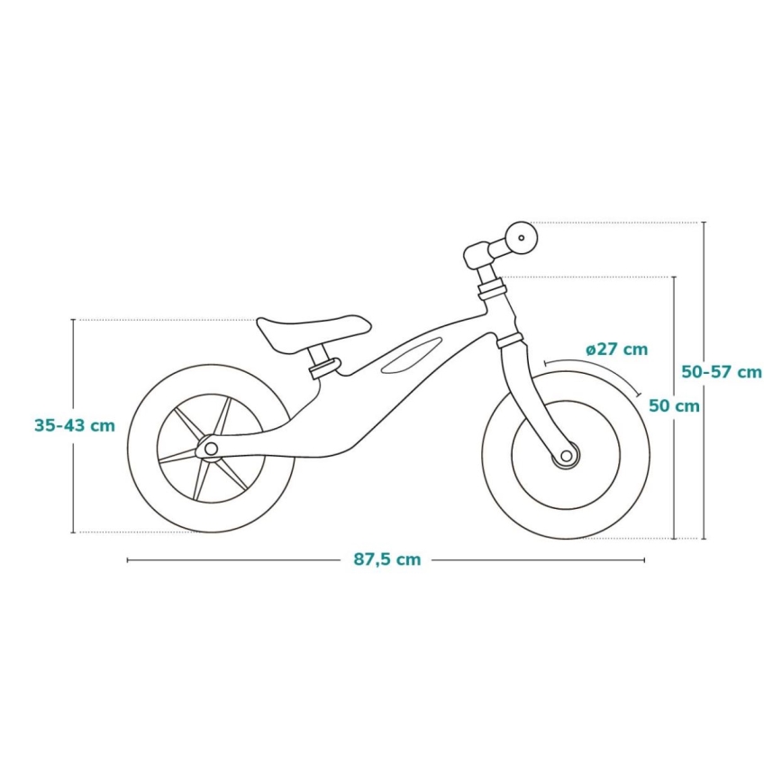 Lionelo - Bicicleta sin pedales BART Azul cielo