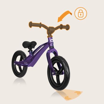 Lionelo - Bicicleta sin pedales BART violeta