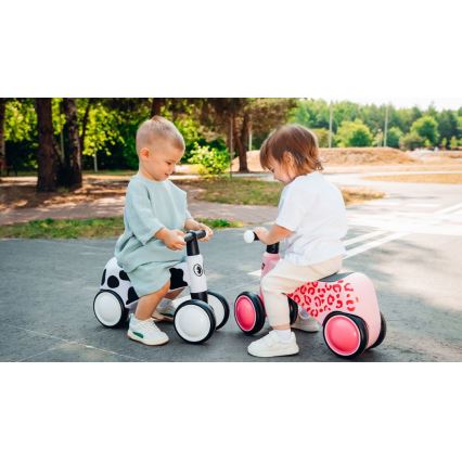 Lionelo - Bicicleta sin pedales SAMMY negra/blanca