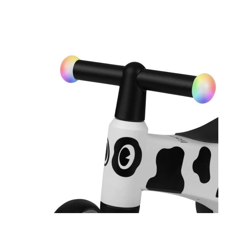 Lionelo - Bicicleta sin pedales SAMMY negra/blanca