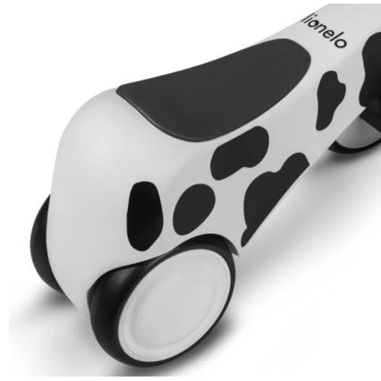 Lionelo - Bicicleta sin pedales SAMMY negra/blanca