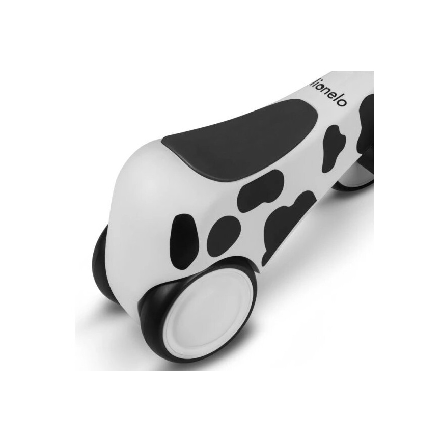 Lionelo - Bicicleta sin pedales SAMMY negra/blanca