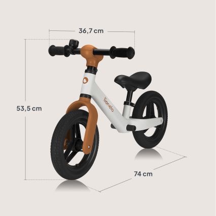Lionelo - Bicicleta sin pedales TONI Beige Arena
