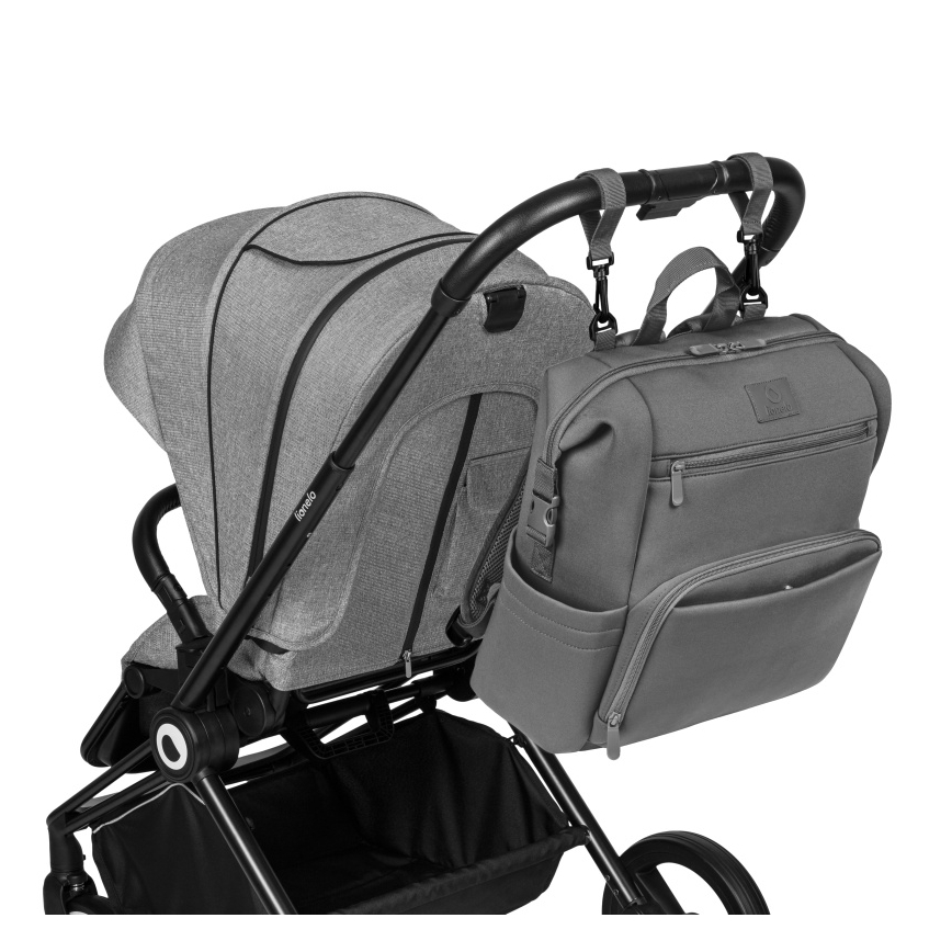 Lionelo - Bolsa cambiador para cochecito CUBE Grey Stone