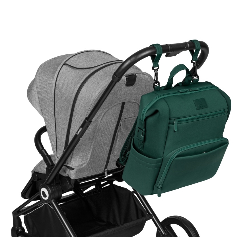 Lionelo - Bolsa cambiador para cochecito CUBE Verde Bosque