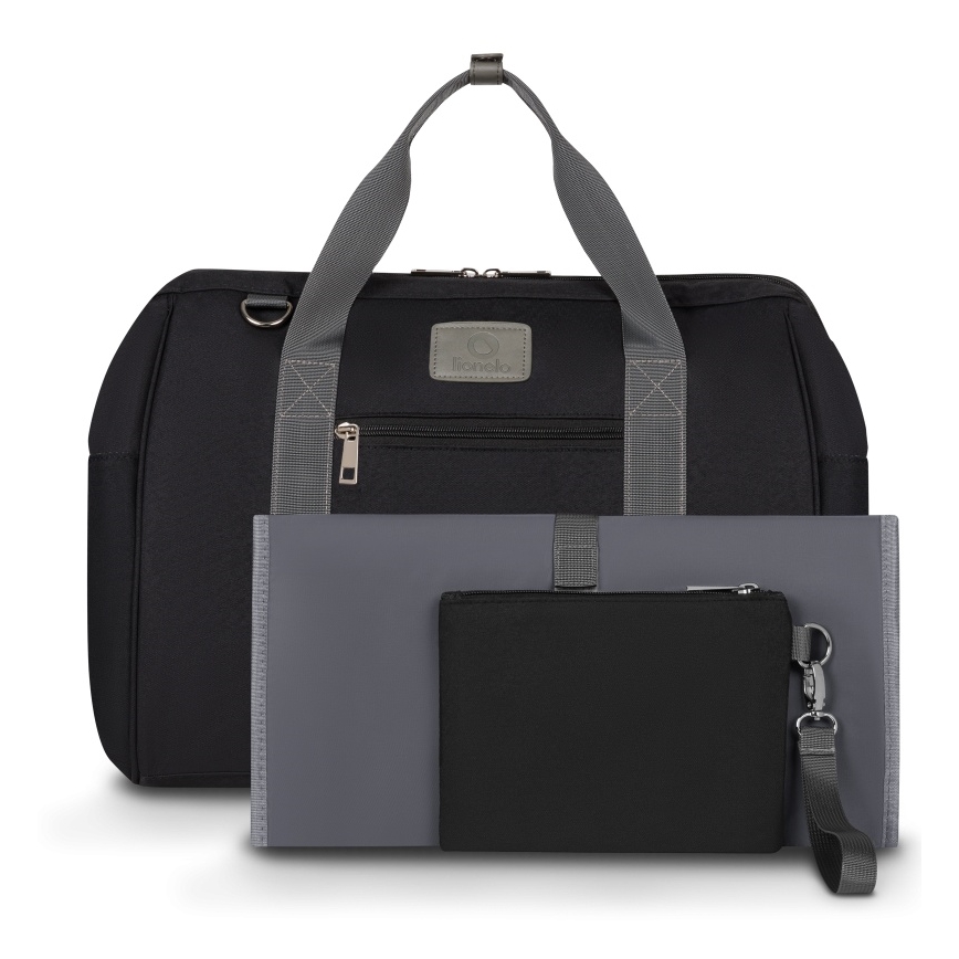 Lionelo - Bolsa cambiador para cochecito IDA Black Onyx