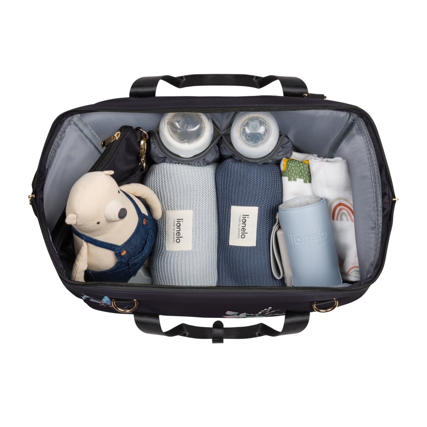 Lionelo - Bolsa cambiador para cochecito IDA Golden Moments
