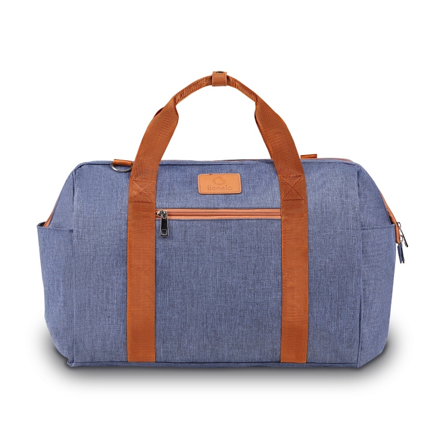 Lionelo - Bolsa de pañales para cochecito IDA Blue Denim