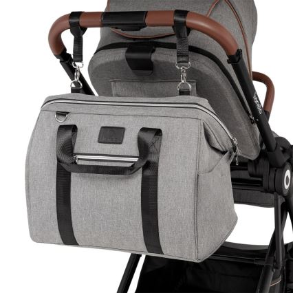 Lionelo - Bolso cambiador para cochecito IDA Gris Hormigón