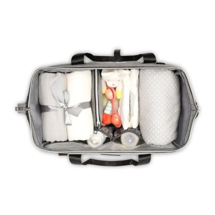 Lionelo - Bolso cambiador para cochecito IDA Gris Hormigón