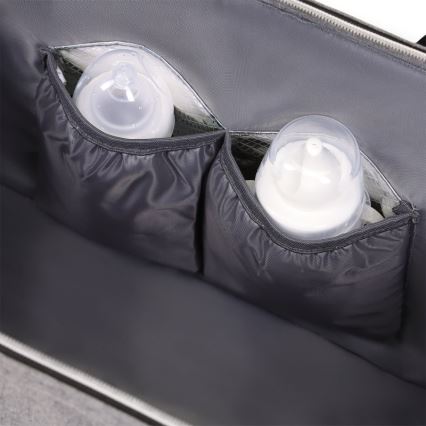 Lionelo - Bolso cambiador para cochecito IDA Gris Hormigón