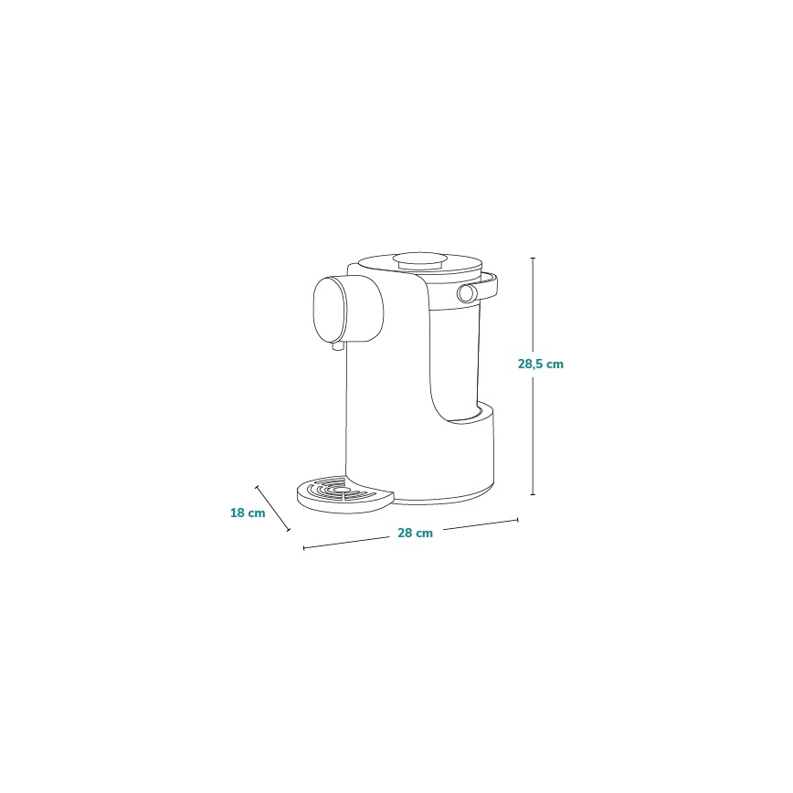 Lionelo - Calentador de biberones BABYPRESTO 1000W/230V blanco