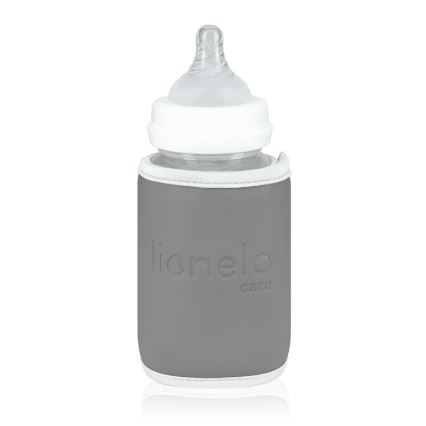 Lionelo - Calentador de biberones recargable THERMUP GO 18W/5V Gris plateado