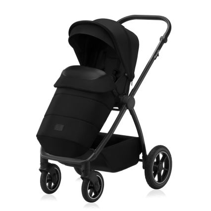Lionelo - Carrito combinable 2 en 1 MERIL Ónix Negro