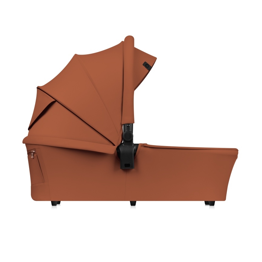 Lionelo - Carrito combinable 2 en 1 MIKA PLUS Marrón Óxido