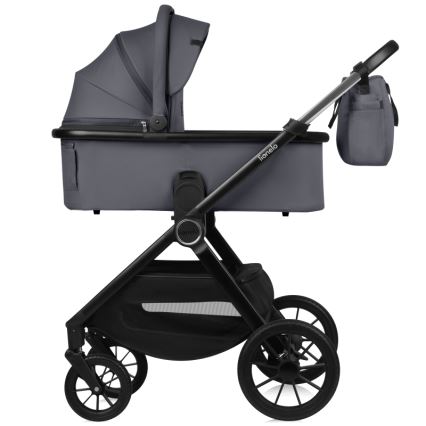 Lionelo - Carrito combinable 3 en 1 LAYLA Gris Piedra