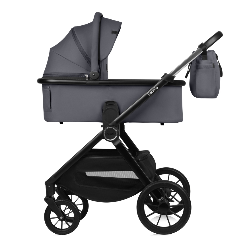 Lionelo - Carrito combinable 3 en 1 LAYLA Gris Piedra
