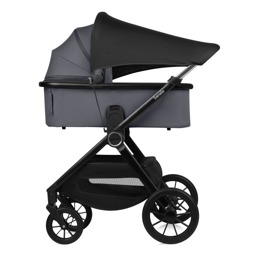 Lionelo - Carrito combinable 3 en 1 LAYLA Gris Piedra