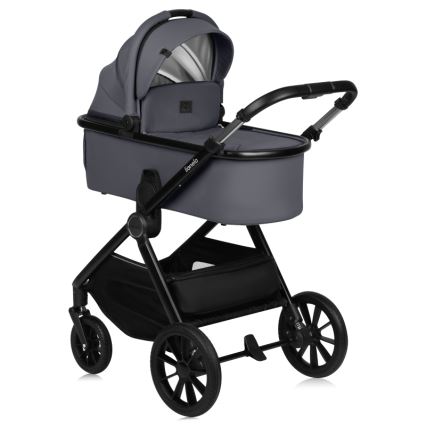 Lionelo - Carrito combinable 3 en 1 LAYLA Gris Piedra