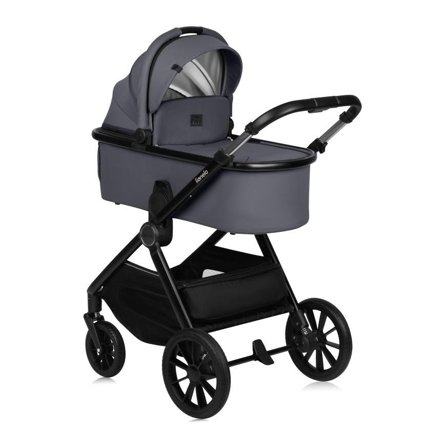 Lionelo - Carrito combinable 3 en 1 LAYLA Gris Piedra