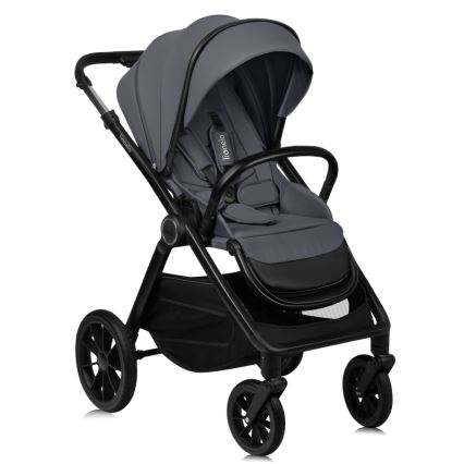 Lionelo - Carrito combinable 3 en 1 LAYLA Gris Piedra