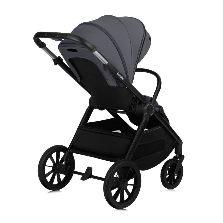Lionelo - Carrito combinable 3 en 1 LAYLA Gris Piedra