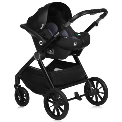 Lionelo - Carrito combinable 3 en 1 LAYLA Gris Piedra