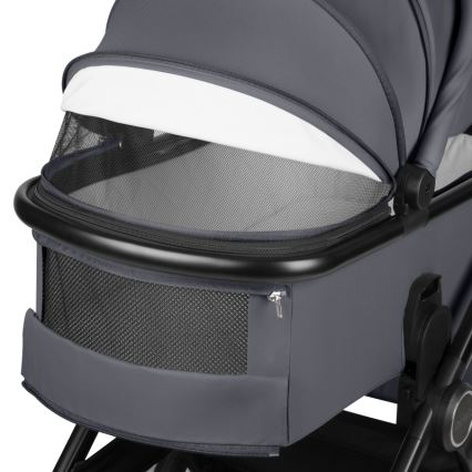Lionelo - Carrito combinable 3 en 1 LAYLA Gris Piedra