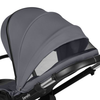 Lionelo - Carrito combinable 3 en 1 LAYLA Gris Piedra