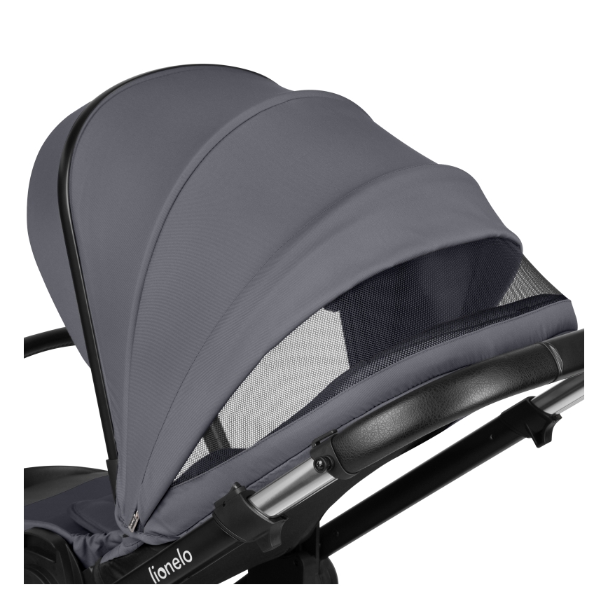 Lionelo - Carrito combinable 3 en 1 LAYLA Gris Piedra