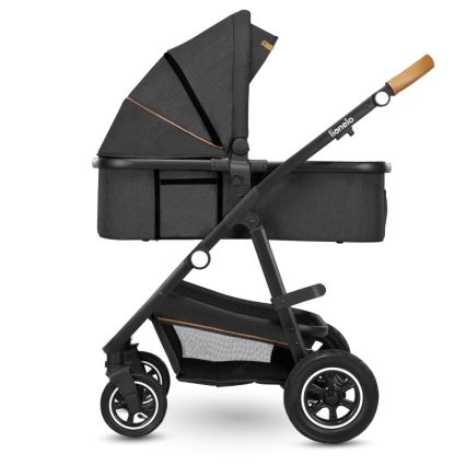 Lionelo - Carrito combinado 2 en 1 AMBER Gris Grafito