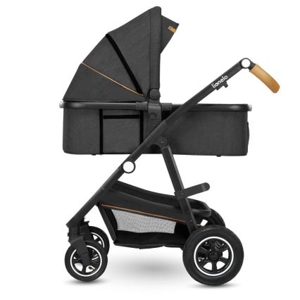 Lionelo - Carrito combinado 2 en 1 AMBER Gris Grafito