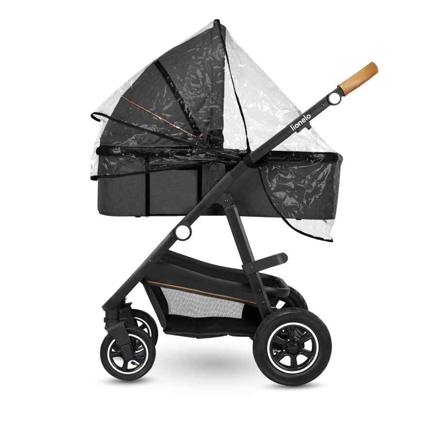 Lionelo - Carrito combinado 2 en 1 AMBER Gris Grafito