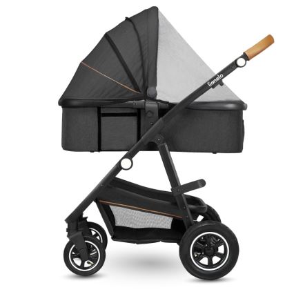 Lionelo - Carrito combinado 2 en 1 AMBER Gris Grafito
