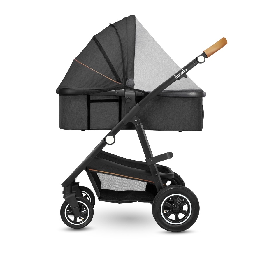 Lionelo - Carrito combinado 2 en 1 AMBER Gris Grafito