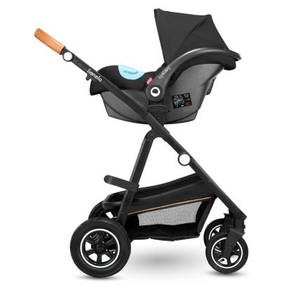 Lionelo - Carrito combinado 2 en 1 AMBER Gris Grafito