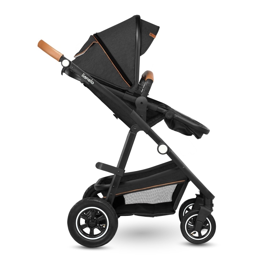 Lionelo - Carrito combinado 2 en 1 AMBER Gris Grafito