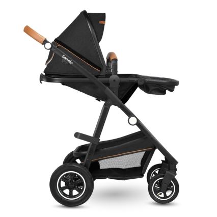 Lionelo - Carrito combinado 2 en 1 AMBER Gris Grafito