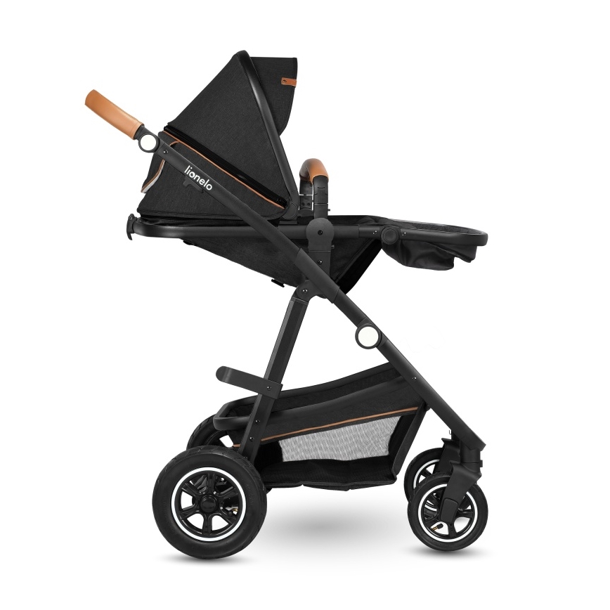 Lionelo - Carrito combinado 2 en 1 AMBER Gris Grafito