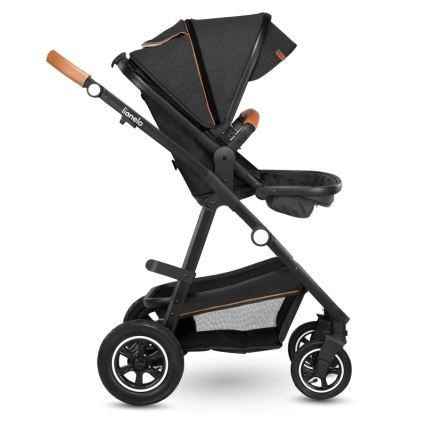 Lionelo - Carrito combinado 2 en 1 AMBER Gris Grafito