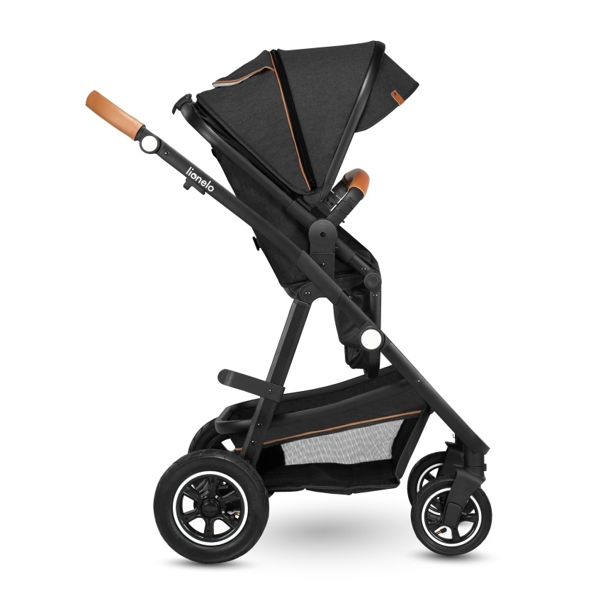 Lionelo - Carrito combinado 2 en 1 AMBER Gris Grafito
